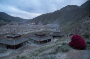 Labrang Monastery at dusk, Xiahe